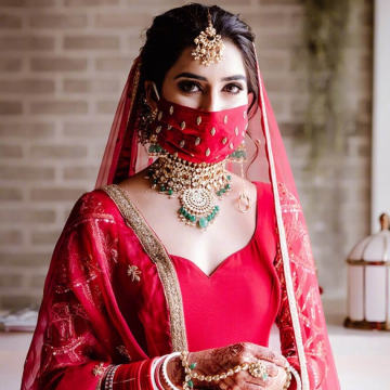 新娘都像仙女！印度开始流行起“口罩婚礼”，网友：怎么感觉更有一种神秘美了？