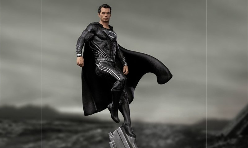 Iron Studios Art Scale《扎克施奈德正义联盟》超人 黑色战衣 1/10  雕像