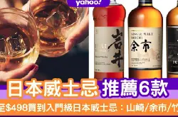 日本威士忌日威推荐6款！入门级日本威士忌：山崎/余市/竹鹤